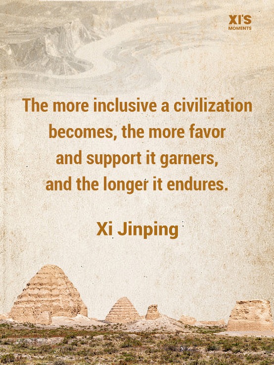 Xi on inclusiveness of Chinese civilization